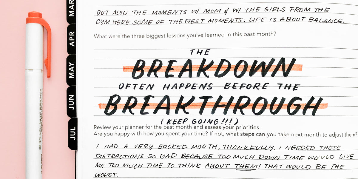 How to Use Your Passion Planner To Heal From a Breakup