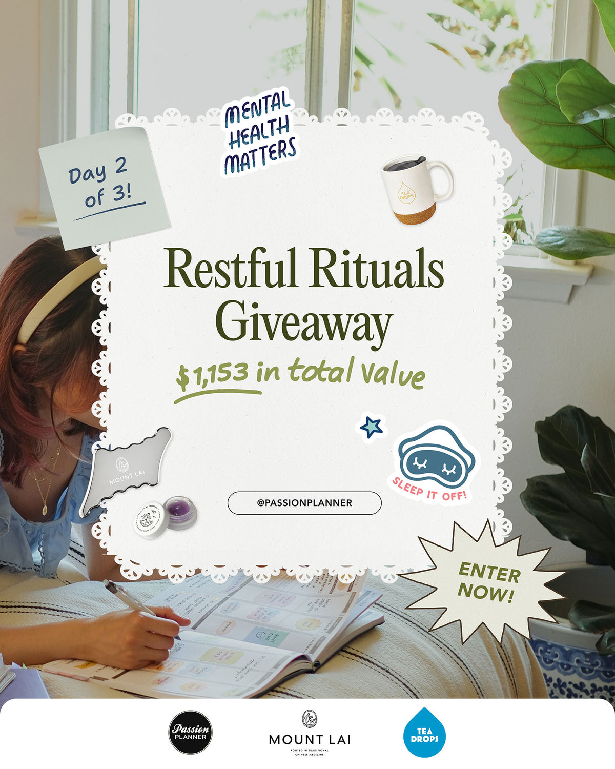 Passion Planner Restful Rituals Giveaway