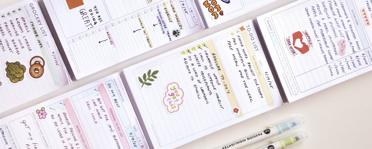 Notepad Inserts: 3 for $30 or $5 for $40