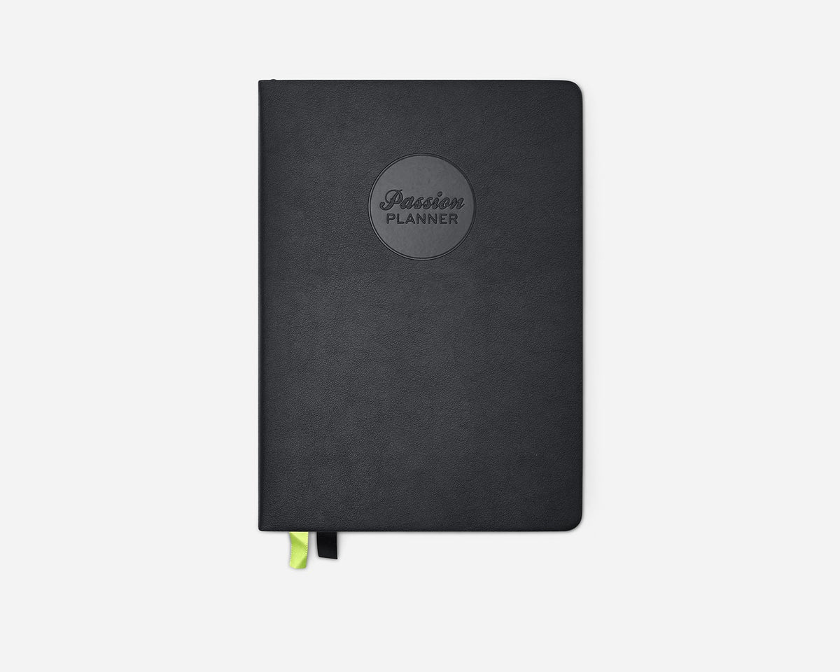 Elite Black 2026 Weekly Passion Planner