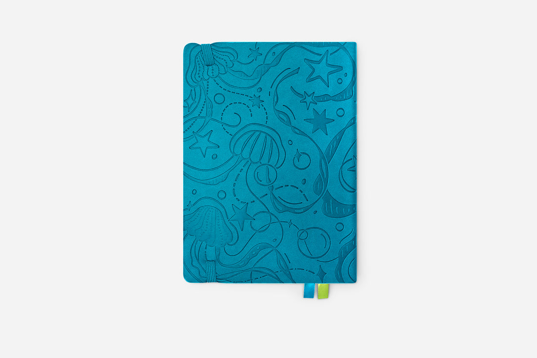 Blue Starry Jellyfish 2026 Weekly Passion Planner