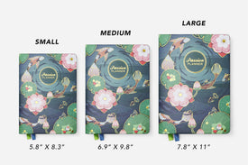 Koi Pond Passion Planner size comparison