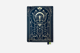 Gilded Sapphire 2026 Weekly Passion Planner back cover