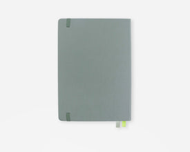 Eucalyptus green planner on a white background