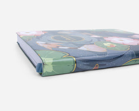 Koi pond undated planner spine close up