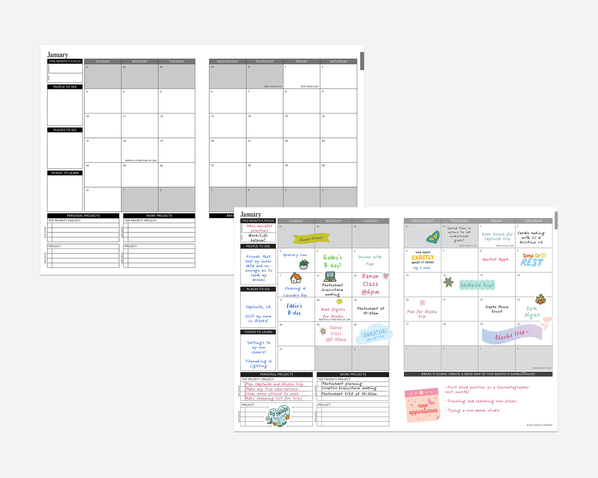 Weekly 2027 Planner Printable PDF