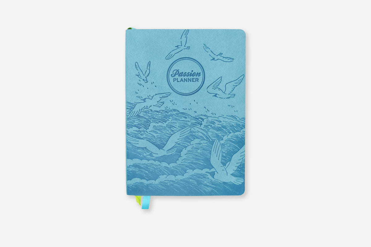 marine blue daily planner