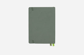 calm green bullet journal back cover