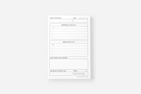 daily notepad insert