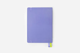 dreamy periwinkle bullet journal back cover