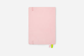 dreamy pink bullet journal back cover