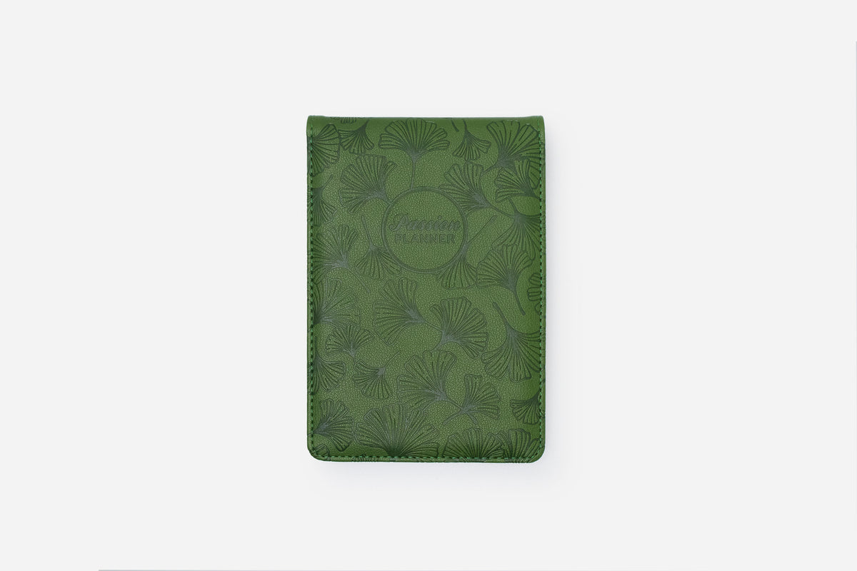 ginkgo green notepad cover