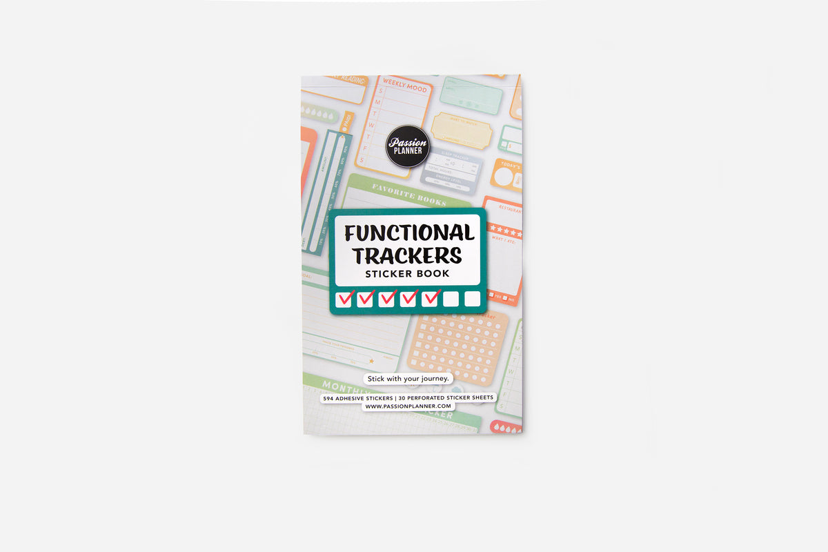 Functional Trackers Sticker Book - Passion Planner