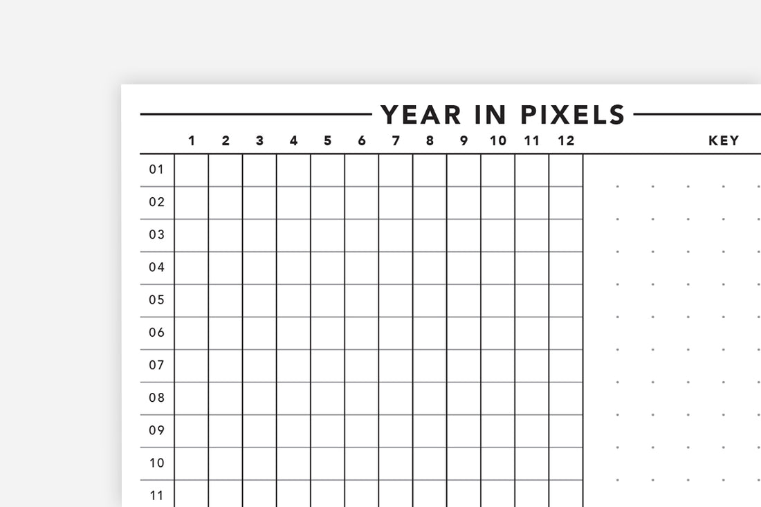 Year in Pixels - Passion Planner