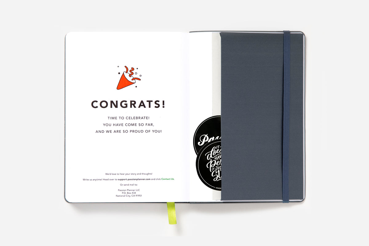 Daily Undated Cosmic Blue - Passion Planner