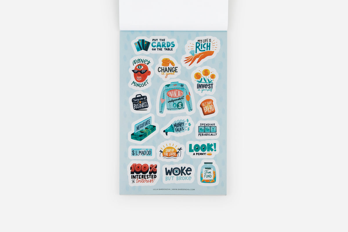 SAVE IT! Finance & Budgeting Sticker Book - Passion Planner