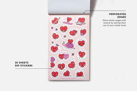 All the Feels - Hearto’s Emotions Sticker Book - Passion Planner