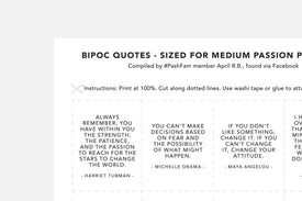 BIPOC Quotes - Passion Planner
