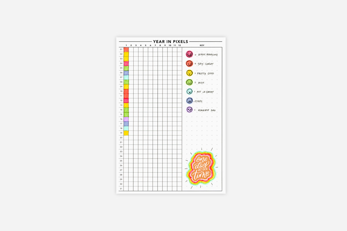 Year in Pixels - Passion Planner