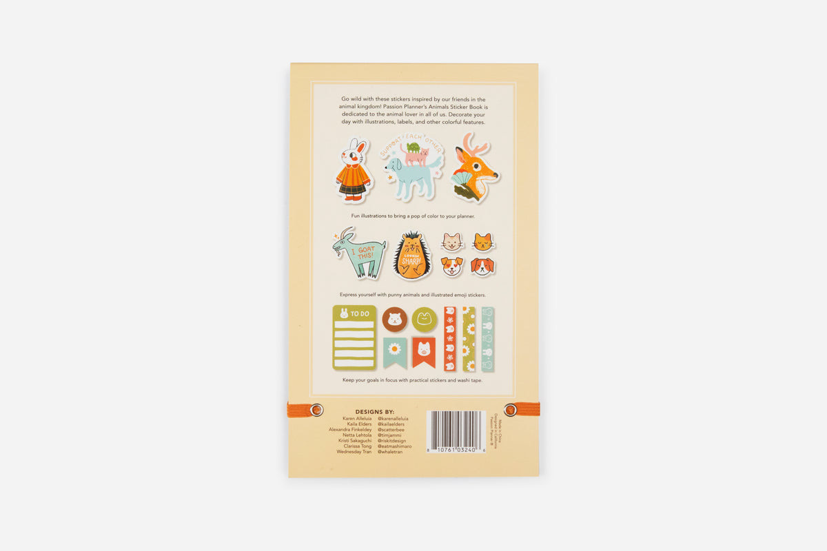 Pawsitive Pals Stickerbook - Passion Planner