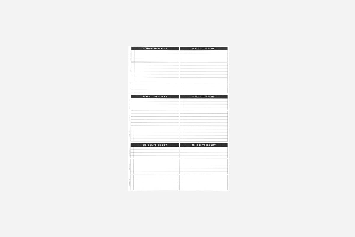 School To-Do List - Passion Planner