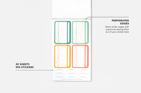 Functional Trackers Sticker Book - Passion Planner