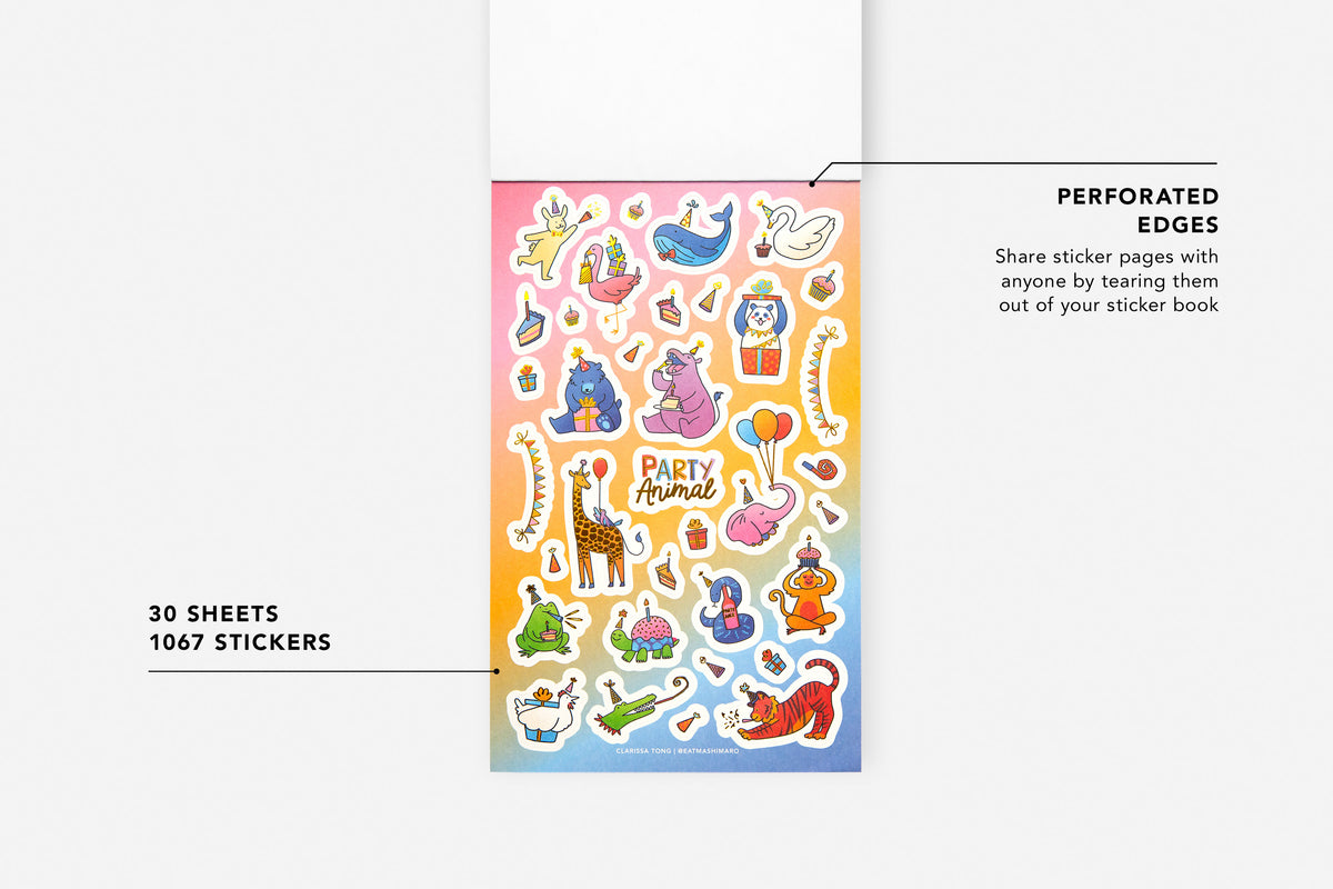 Let's Celebrate! Sticker Book - Passion Planner