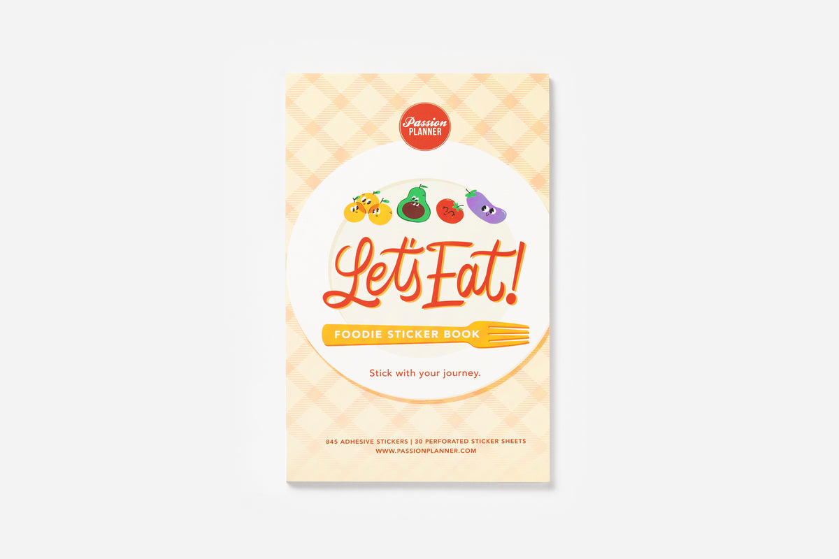 Let's Eat! Foodie Sticker Book - Passion Planner