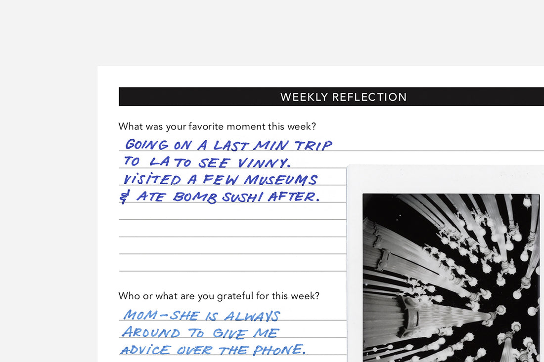 Weekly Reflection - Passion Planner